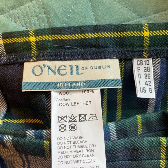 O’Neil of Dublin 100%wool checked shirt - Picture 4 of 4
